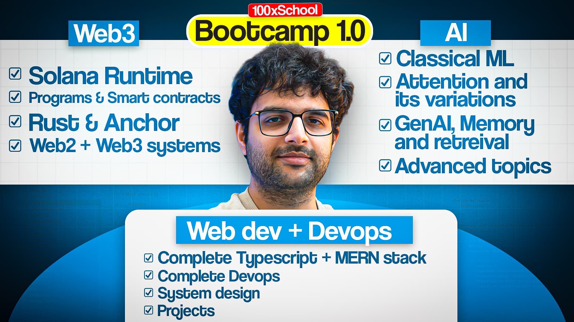 100xSchool Combined Bootcamp